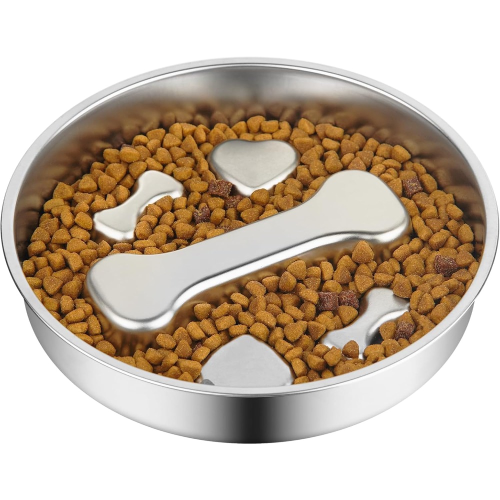 Royal Canin Food Medium - Slow Feeder Dog Bowl Stainless Steel
