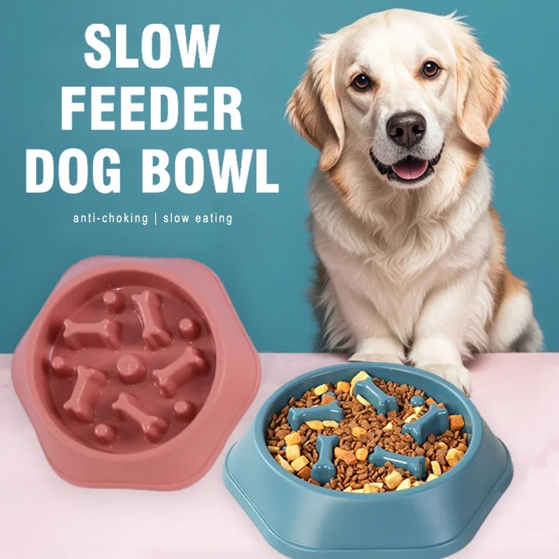 Royal Canin Food Medium - 1Pc Slow Feeder Dog Bowl Anti-choking
